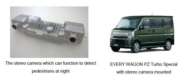 Hitachi Automotive Systems カメラ本体 Hitachi Automotive Systems stereo camera adopted in Suzuki's EVERY